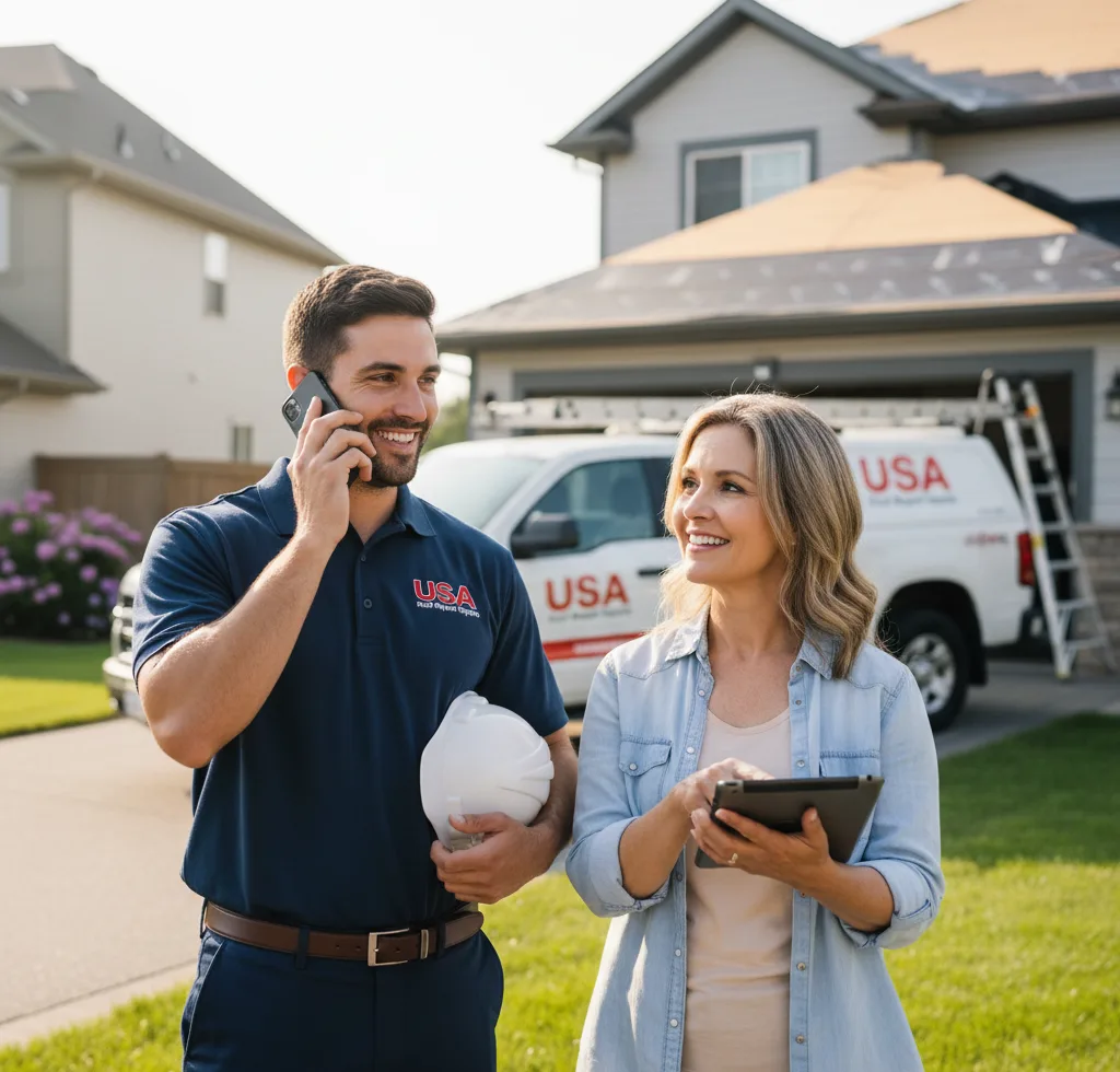 USA Roof Repair Experts customer support in Brimhall